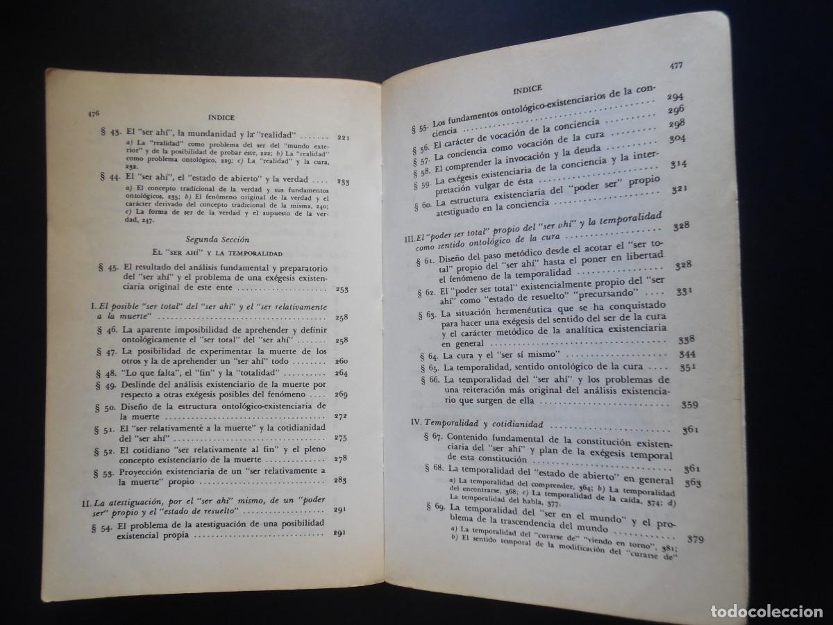 Libros de segunda mano: El ser y el tiempo, de Martin Heidegger - Foto 7