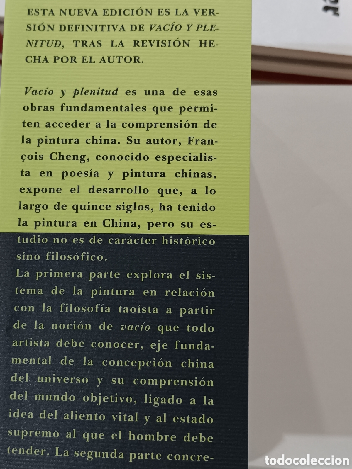 Libros de segunda mano: Francois Cheng. Vac&iacute;o y plenitud - Foto 2