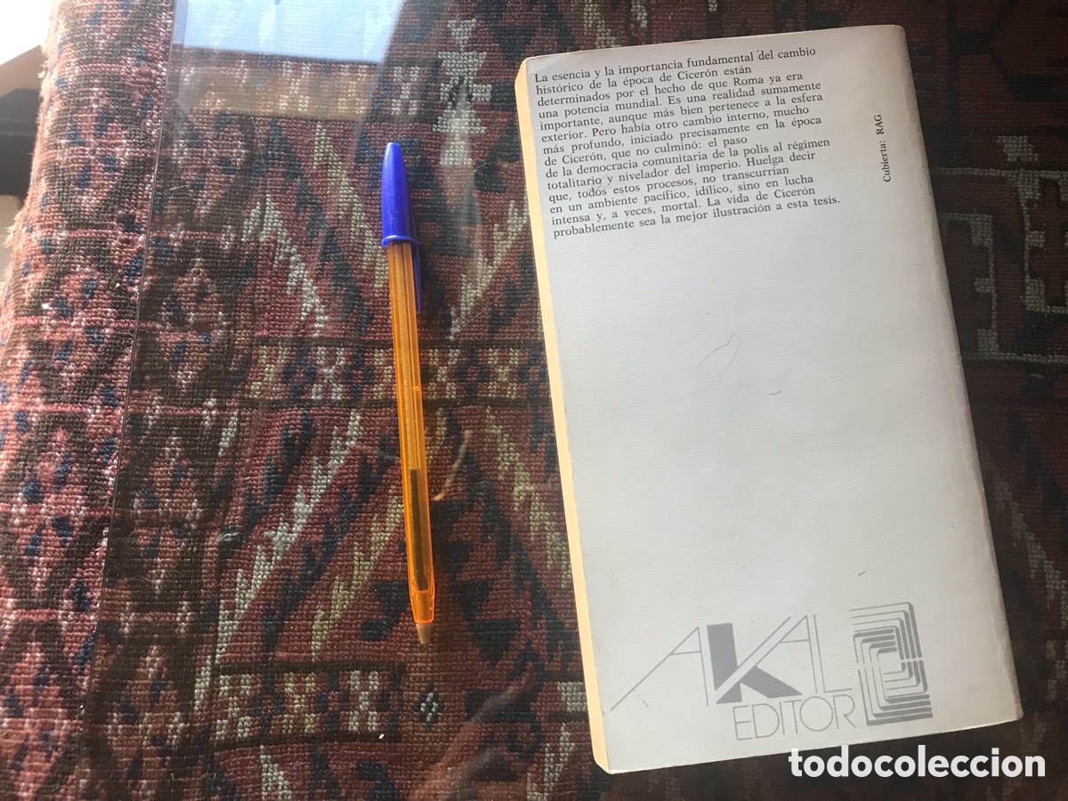 Libros de segunda mano: Cicer&oacute;n y su tiempo. S. L. Utchenko - Foto 3