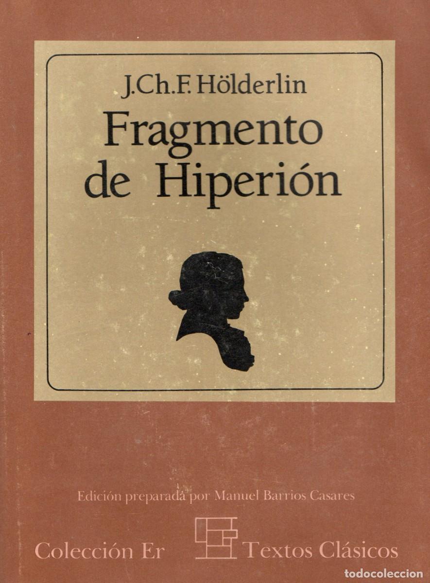 Livres d'occasion: FRAGMENTO DE HIPERION. J.CH.F. HOLDERLIN. FI-327