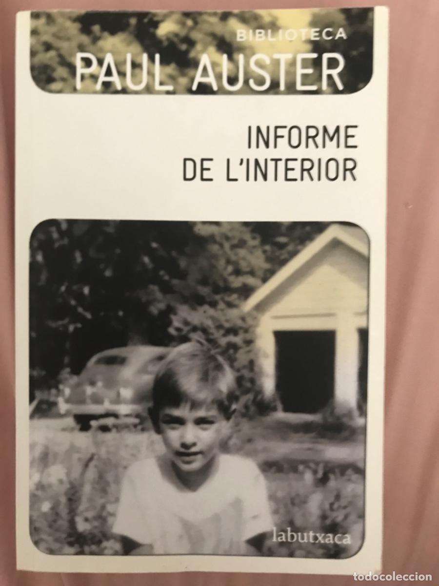 Libros de segunda mano: LLIBRE. Informe de linterior. Paul Auster - Foto 1