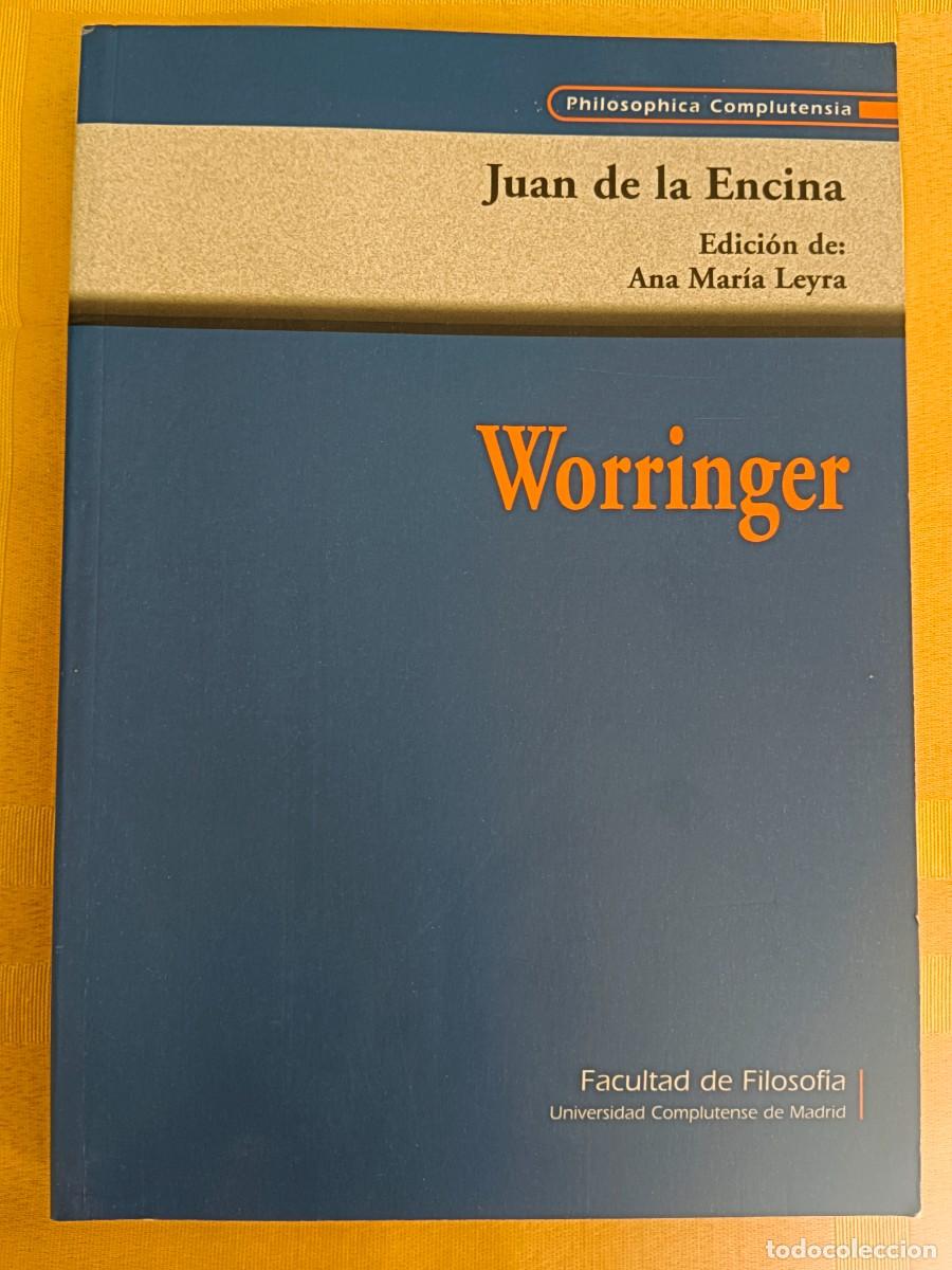 Libros de segunda mano: WORRINGER - Juan de la Encina - Foto 1
