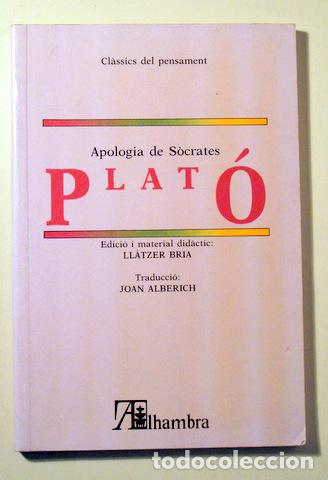 Libros de segunda mano: PLAT&Oacute; - APOLOGIA DE S&Ograve;CRATES - Madrid 1992 - Foto 1