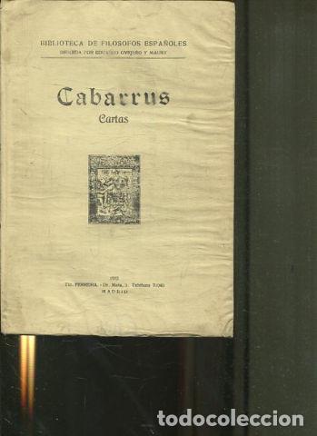 Libri di seconda mano: CARTAS SOBRE LOS OBSTACULOS QUE LA NATURALEZA, LA OPINION Y LAS LEYES OPONEN A LA FELICIDAD PUBLICA.