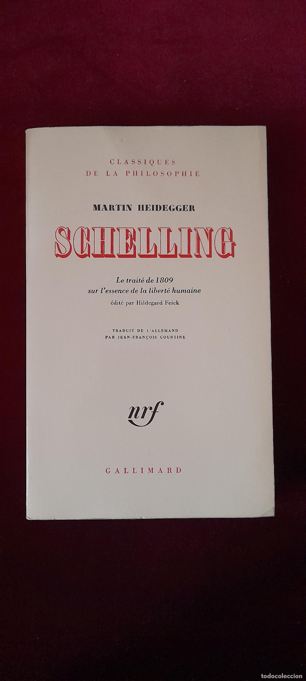 Libros de segunda mano: SCHELLING. Martin Heidegger. Gallimard 1977 - Foto 1