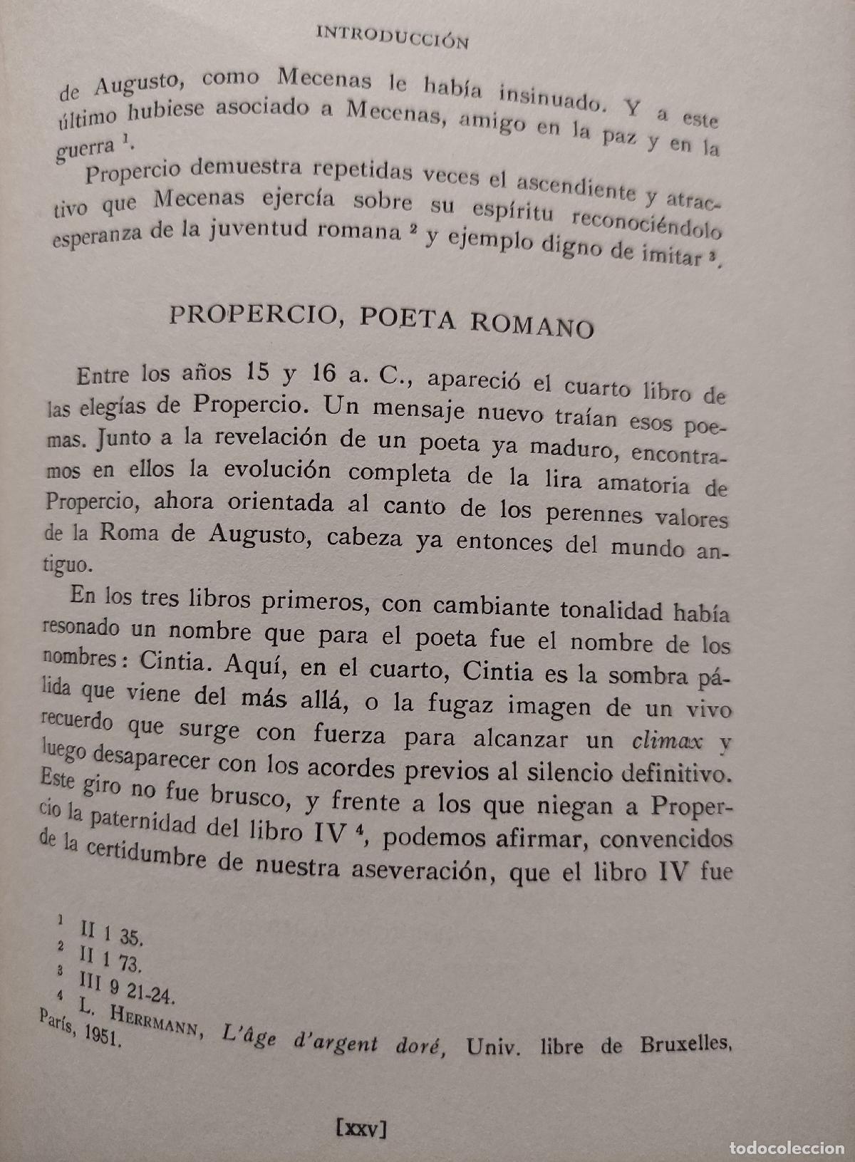 Libros de segunda mano: ELEGIAS - PROPERCIO - Alma Mater - Foto 3