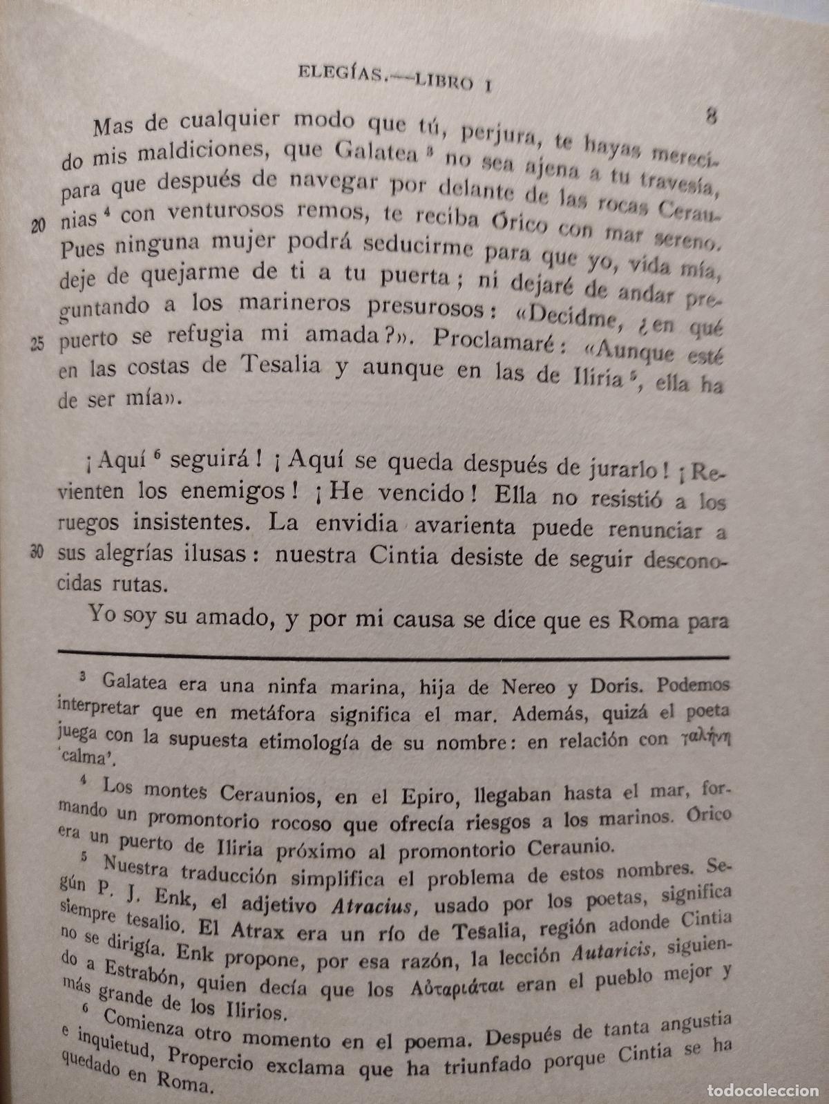 Libros de segunda mano: ELEGIAS - PROPERCIO - Alma Mater - Foto 4