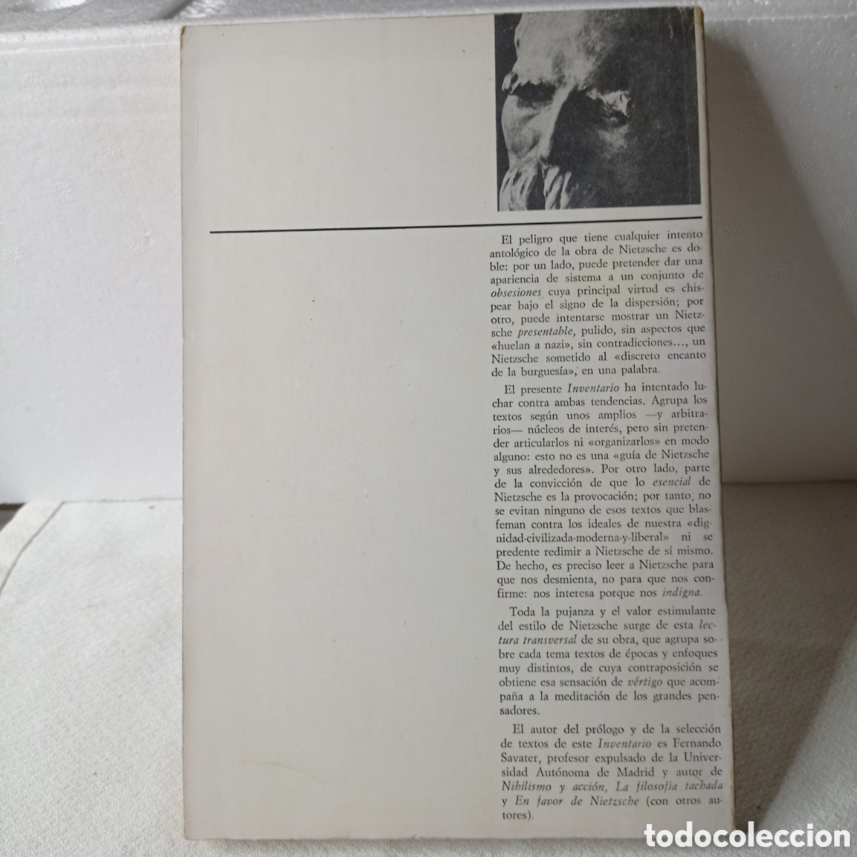 Libros de segunda mano: FRIEDRICH NIETZSCHE,INVENTARIO - Foto 2
