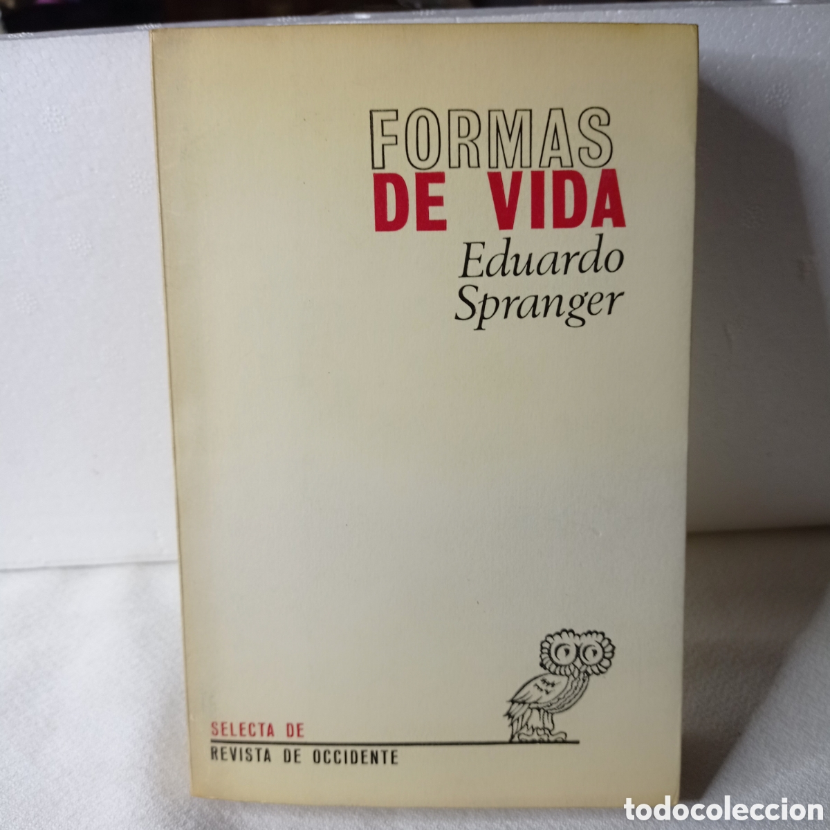 Libros de segunda mano: FILOSOFIA,FORMAS DE VIDA,EDUARDO SPRANGER - Foto 1
