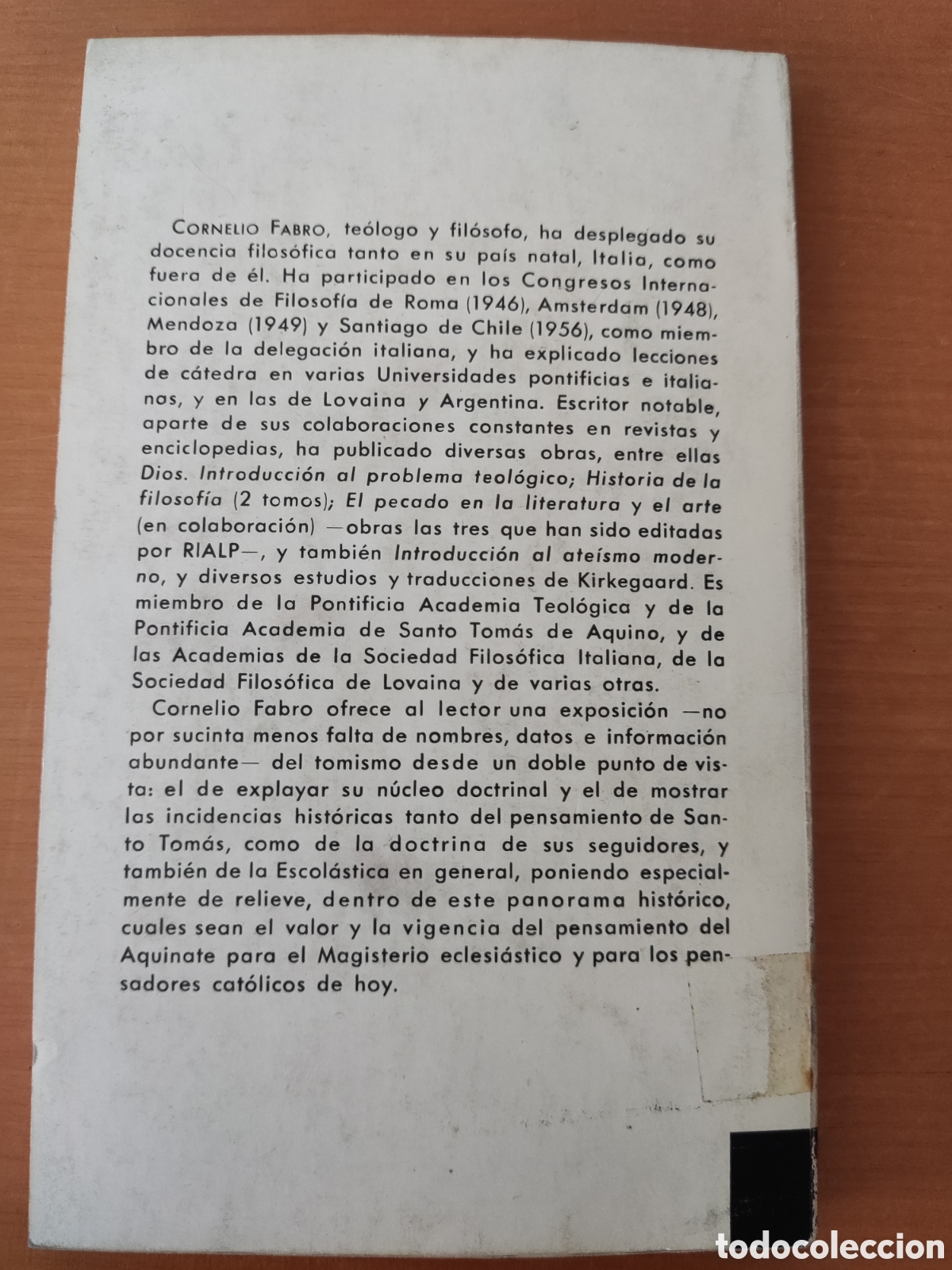 Libros de segunda mano: Introducci&oacute;n al tomismo. Cornelio Fabro - Foto 2