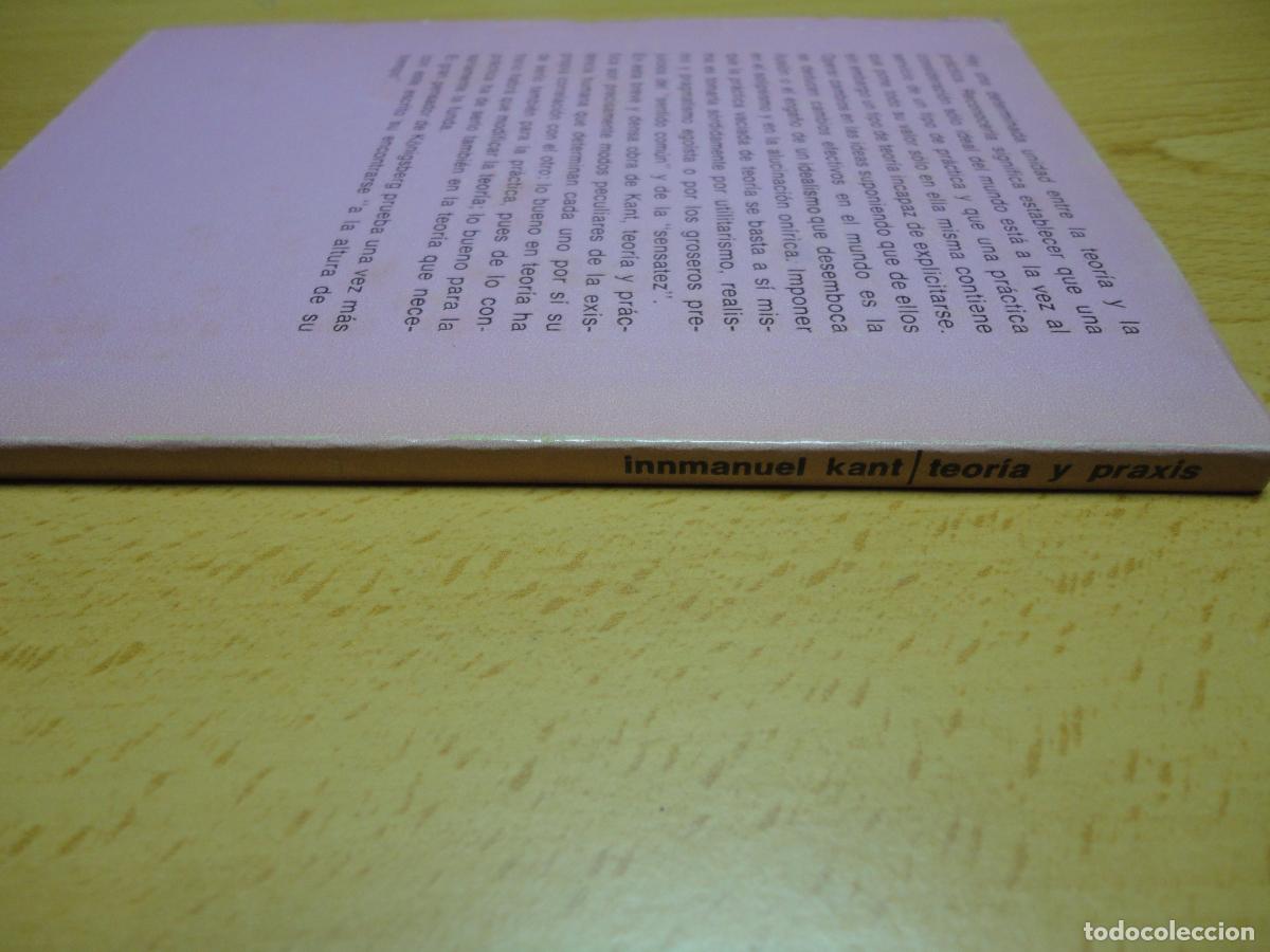Libros de segunda mano: Teor&iacute;a y praxis (Immanuel Kant) - N9 - Foto 2