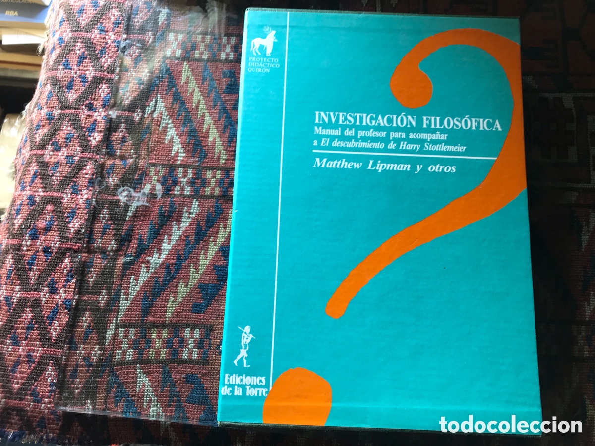 Libros de segunda mano: Investigaci&oacute;n filos&oacute;fica. Matthew Lipman y otros . 24 cuadernos