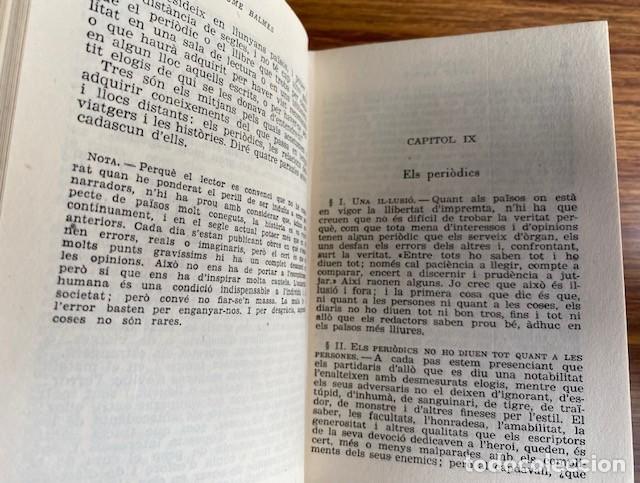 Libros de segunda mano: JAUME BALMES - EL CRITERI - EDITORIAL SELECTA 1948 - Foto 3
