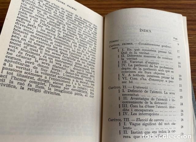 Libros de segunda mano: JAUME BALMES - EL CRITERI - EDITORIAL SELECTA 1948 - Foto 5