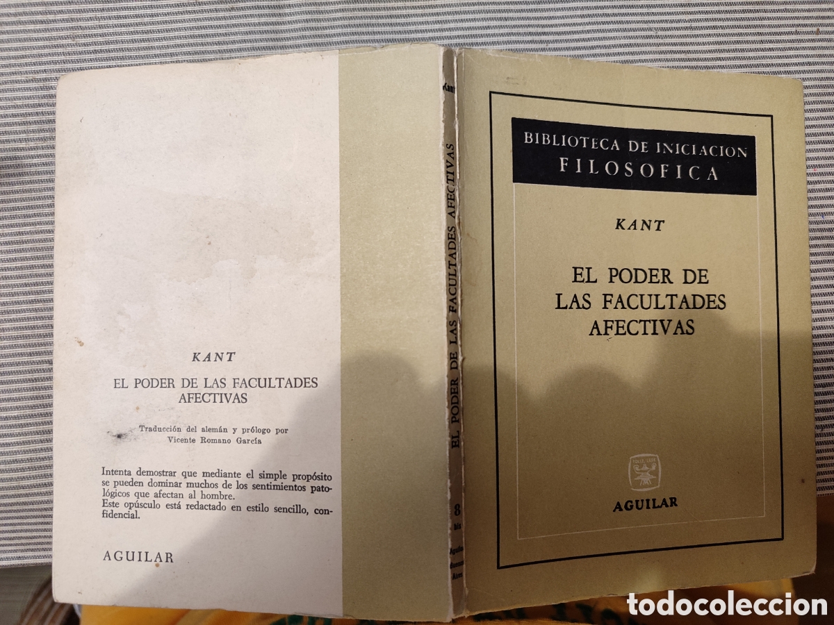 Libros de segunda mano: EL PODER DE LAS FACULTADES AFECTIVAS. KANT. 19688 - Foto 2