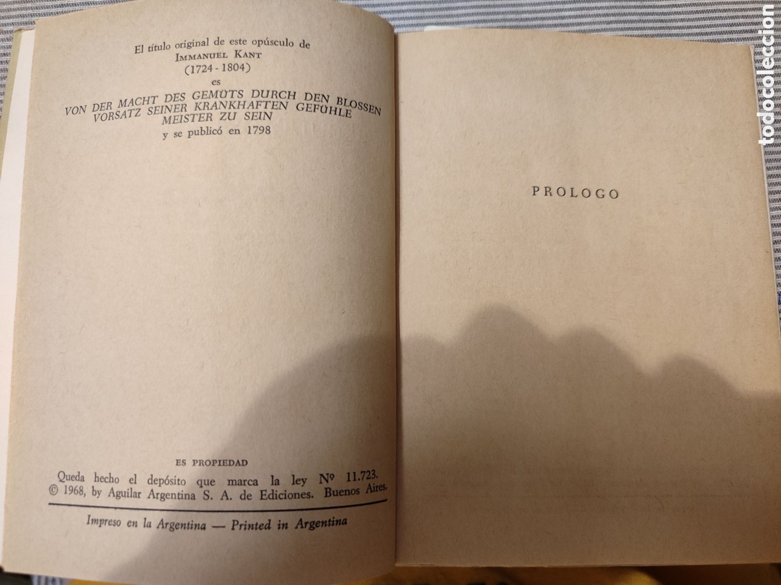 Libros de segunda mano: EL PODER DE LAS FACULTADES AFECTIVAS. KANT. 19688 - Foto 4