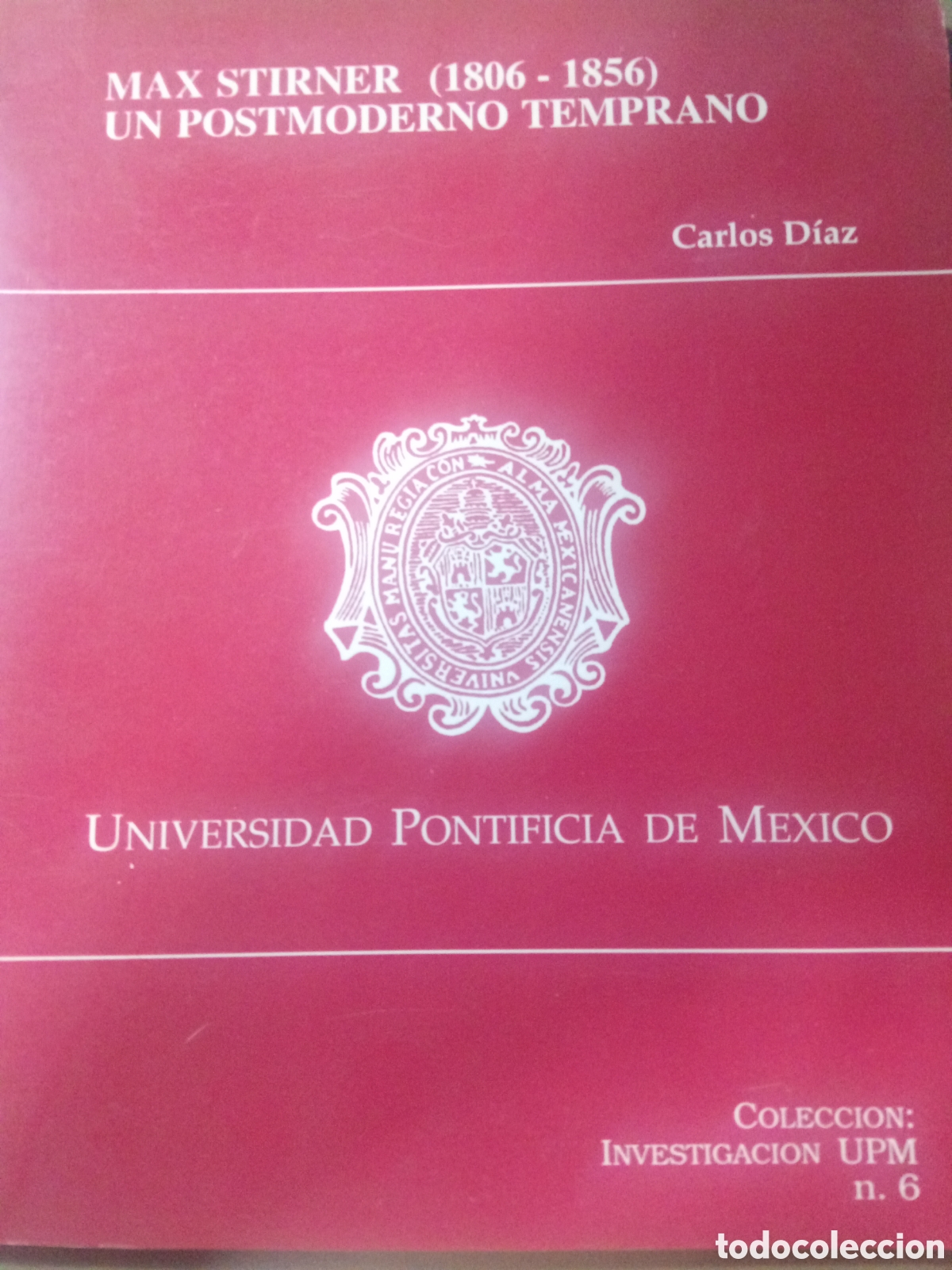 Libros de segunda mano: Max Stirner (1806-1856). Un postmoderno temprano - Foto 1