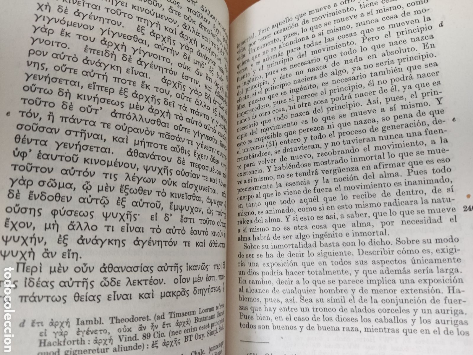 Libros de segunda mano: Fedro. Plat&oacute;n. Edici&oacute;n biling&uuml;e - Foto 3