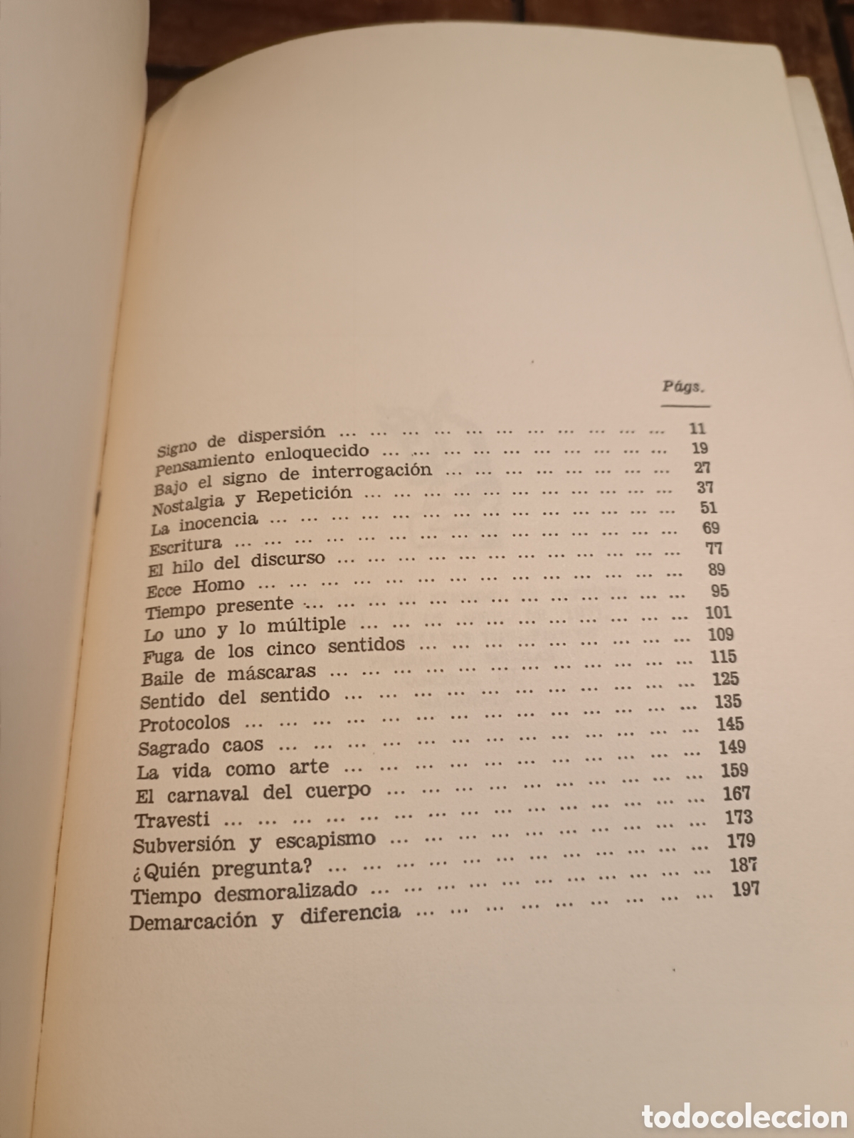 Libros de segunda mano: Eugenio Trias La dispersi&oacute;n. Ed. Taurus, Madrid, 1971 - Foto 6