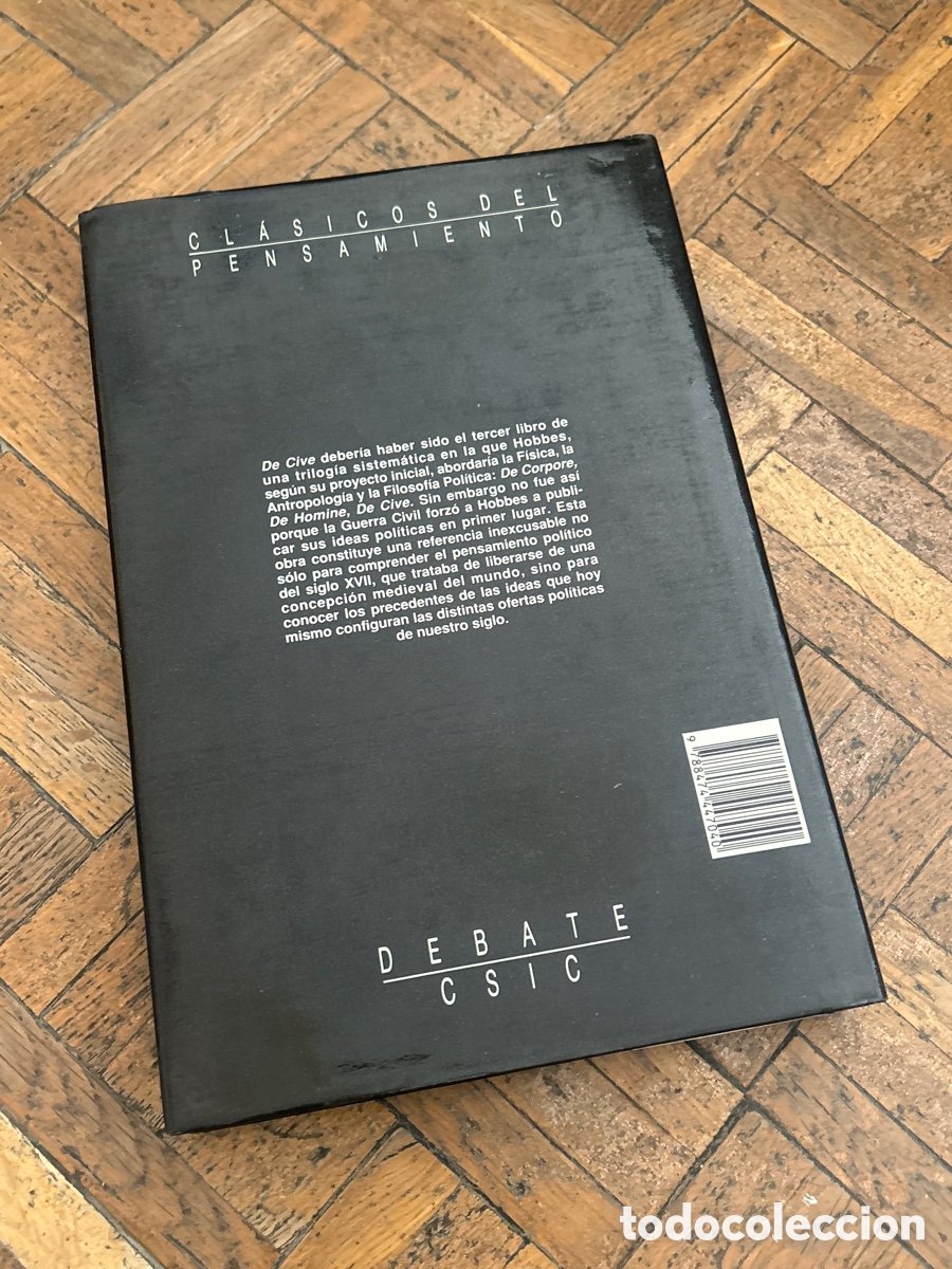 Libros de segunda mano: El ciudadano - Thomas Hobbes - Debate (1993) - Foto 5