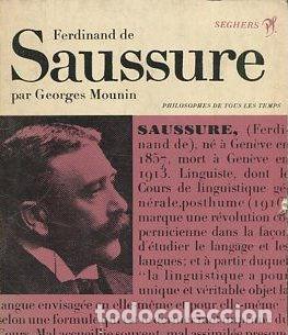 Libros de segunda mano: FERDINAND DE SAUSSURE. - MOUNIN, Georges. - Foto 1