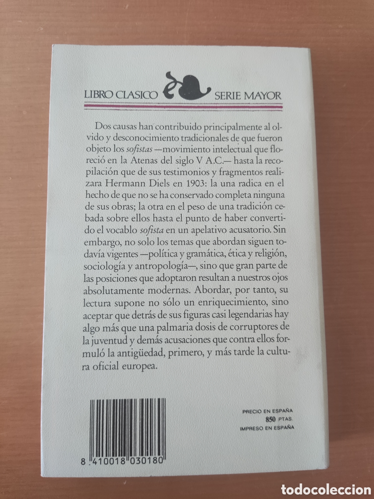 Libros de segunda mano: Sofistas. Testimonios y fragmentos. - Foto 2