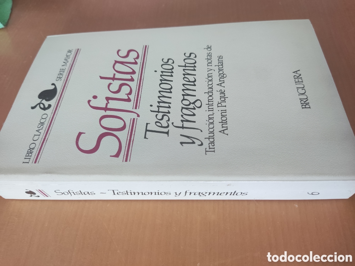 Libros de segunda mano: Sofistas. Testimonios y fragmentos. - Foto 3