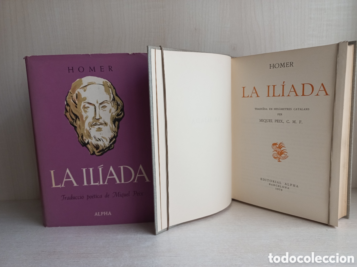 Libros de segunda mano: La Iliada. Homer. Editorial Alpha, 1978. Catal&aacute;n. - Foto 5