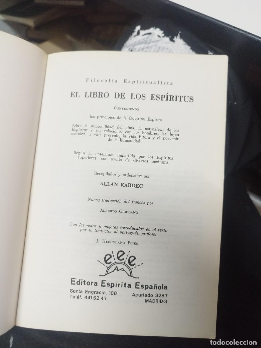 Libros de segunda mano: ALLAN KARDEC - EL LIBRO DE LOS ESPIRITUS. Editora espirita espa&ntilde;ola. - Foto 2
