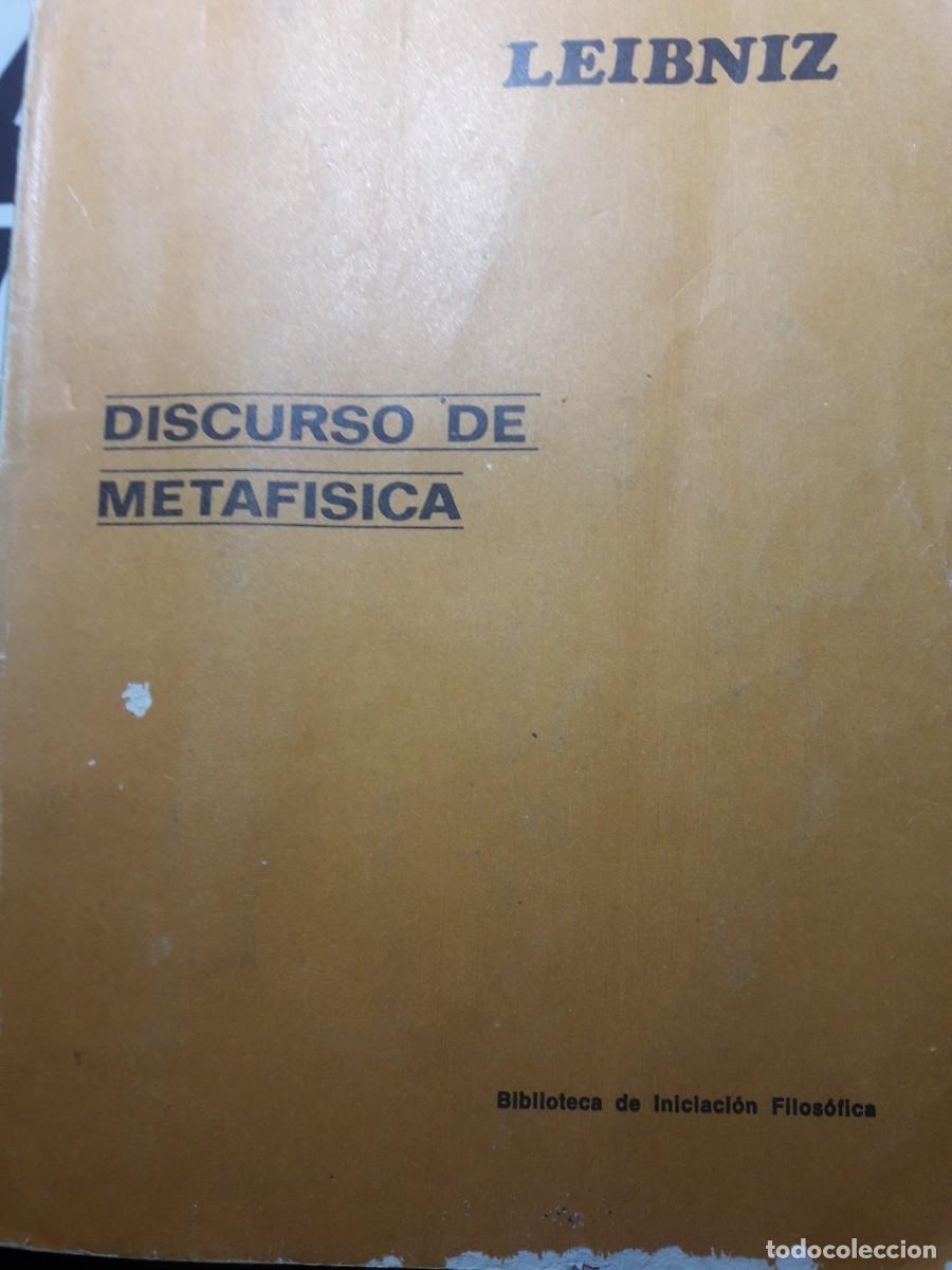 Libros de segunda mano: discurso de metaf&iacute;sica Gotfried Leibniz - Foto 1