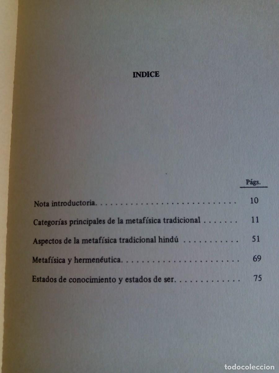 Libros de segunda mano: ELEMENTOS DE METAF&Iacute;SICA TRADICIONAL / JOS&Eacute; ANTONIO ANT&Oacute;N - Foto 4