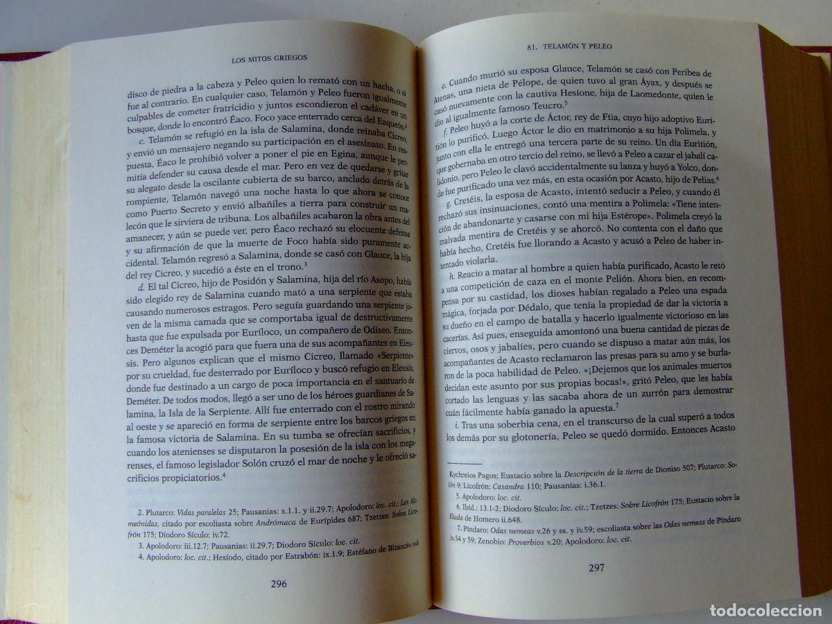 Libros de segunda mano: LOS MITOS GRIEGOS ROBERT GRAVES RBA 2005 - Foto 3