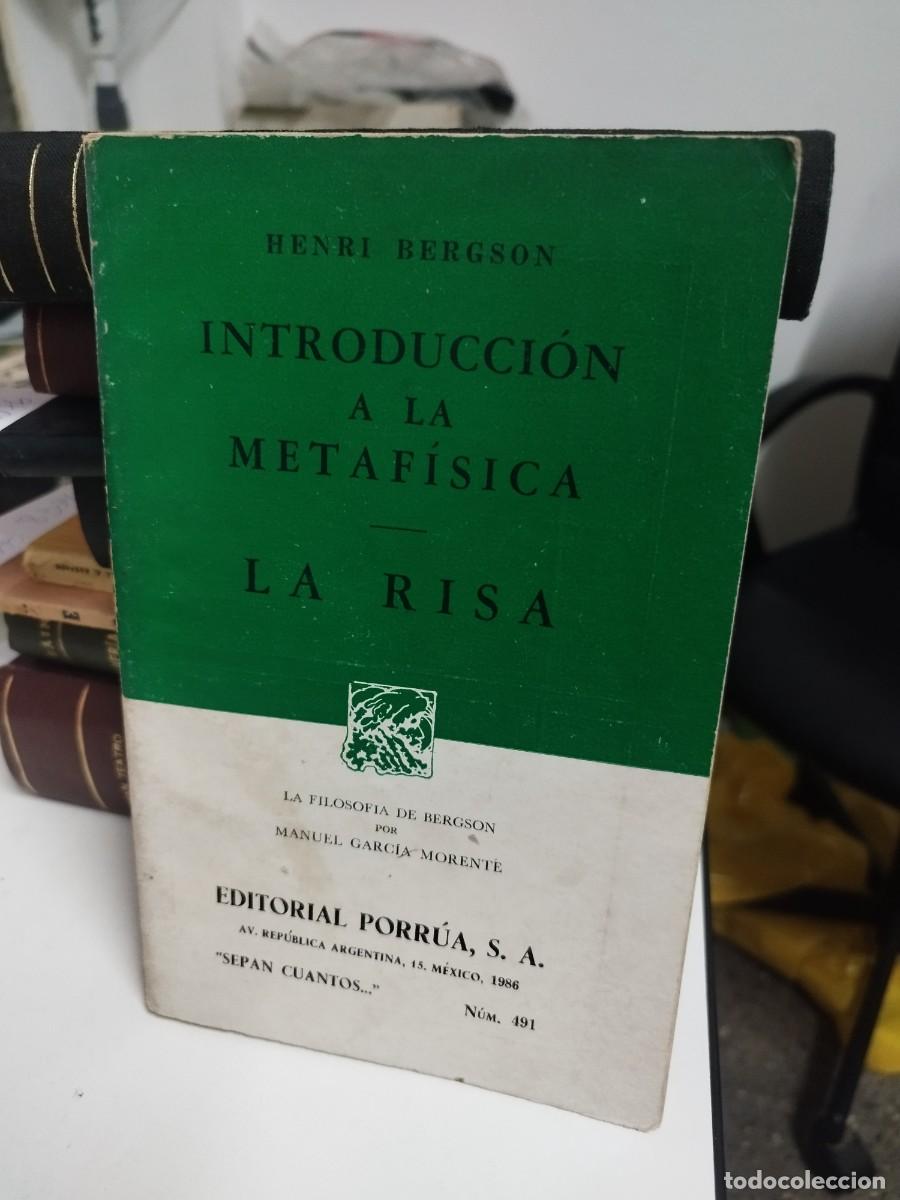 Libros de segunda mano: NTRODUCCION A LA METAFISICA / LA RISA - HENRY BERGSON - Foto 1