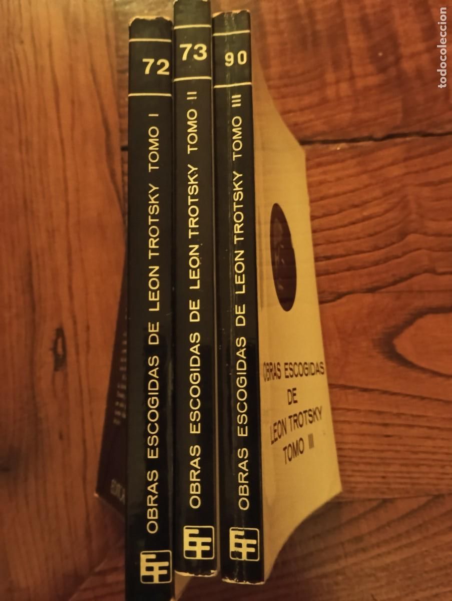 Libros de segunda mano: Obras escogidas de Leon Trotsky.3 tomos. - Foto 1