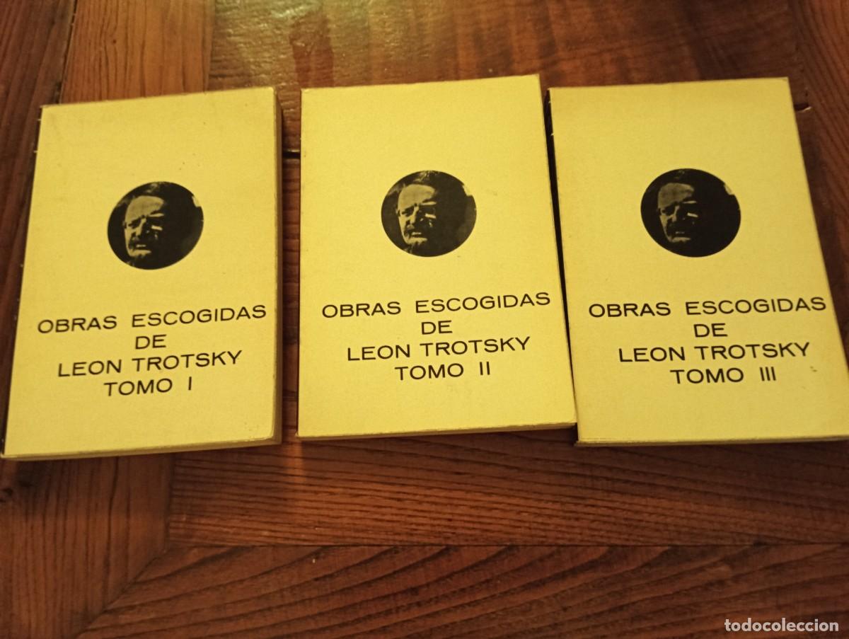 Libros de segunda mano: Obras escogidas de Leon Trotsky.3 tomos. - Foto 2