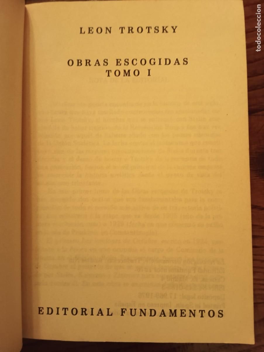 Libros de segunda mano: Obras escogidas de Leon Trotsky.3 tomos. - Foto 3