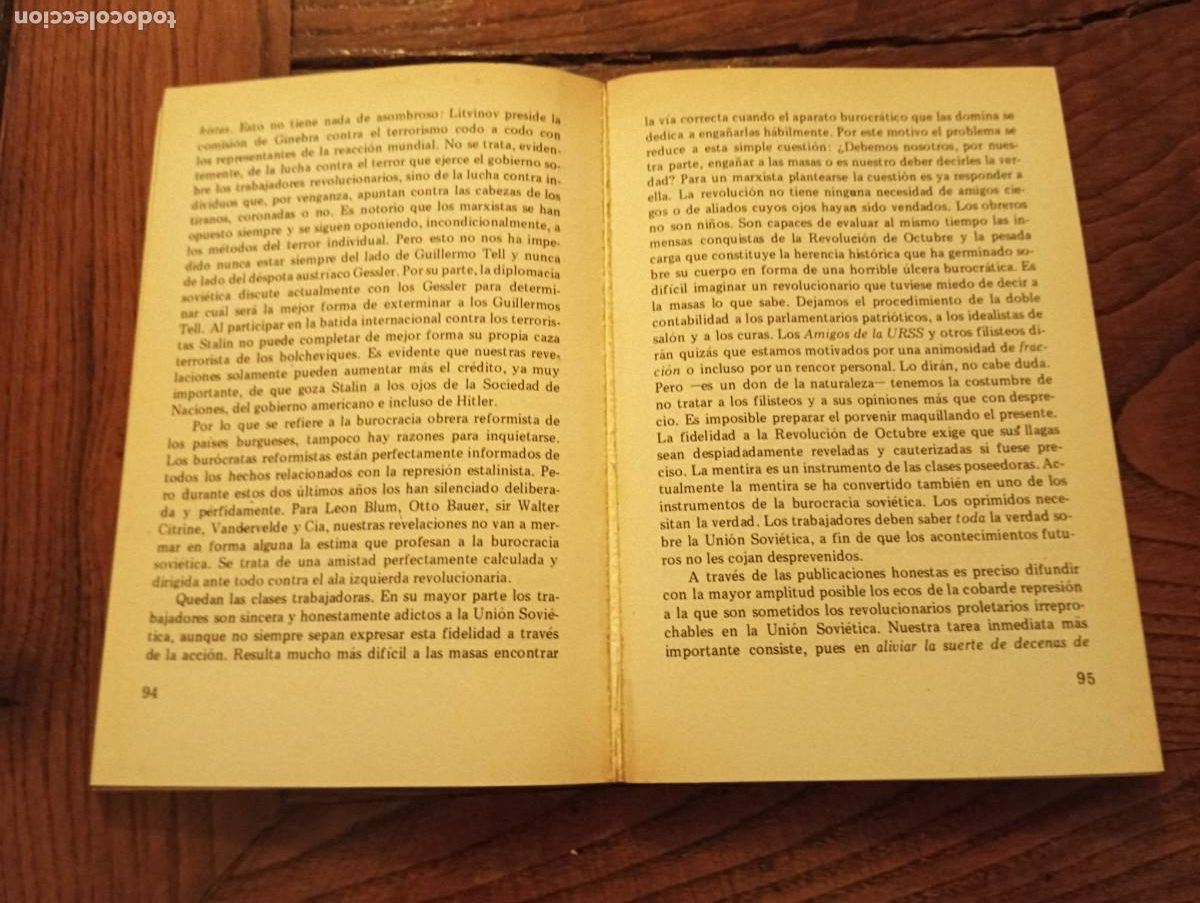 Libros de segunda mano: Obras escogidas de Leon Trotsky.3 tomos. - Foto 8