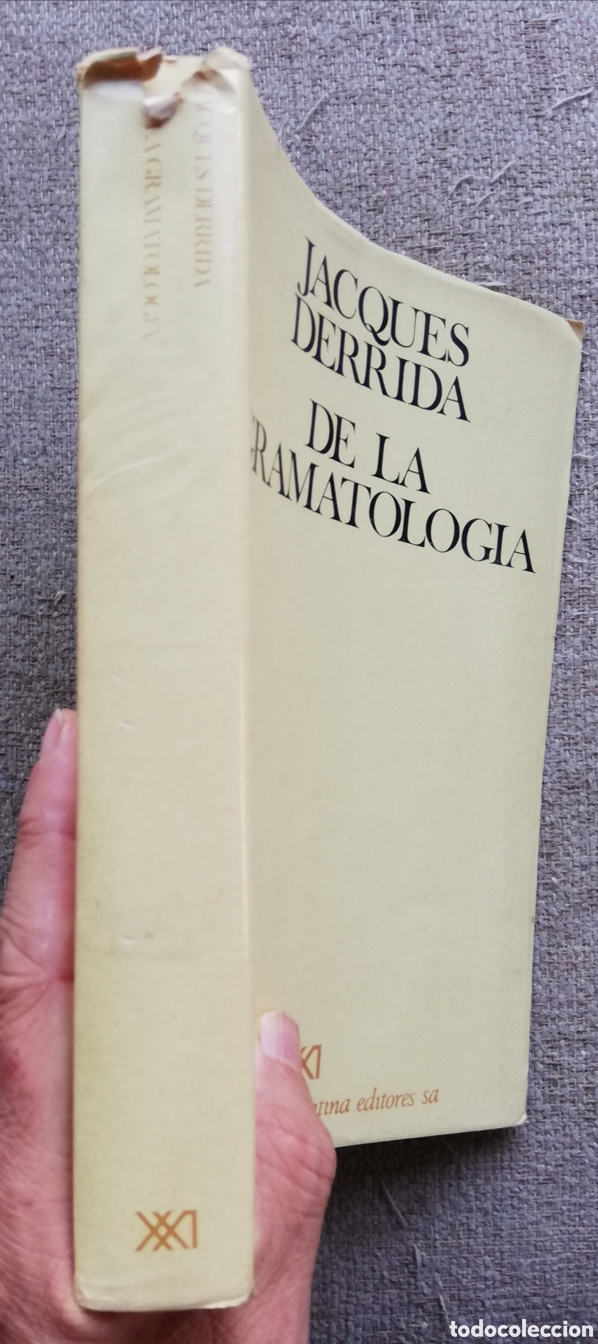 Libros de segunda mano: De la gramatolog&iacute;a, de Jacques Derrida - Foto 2