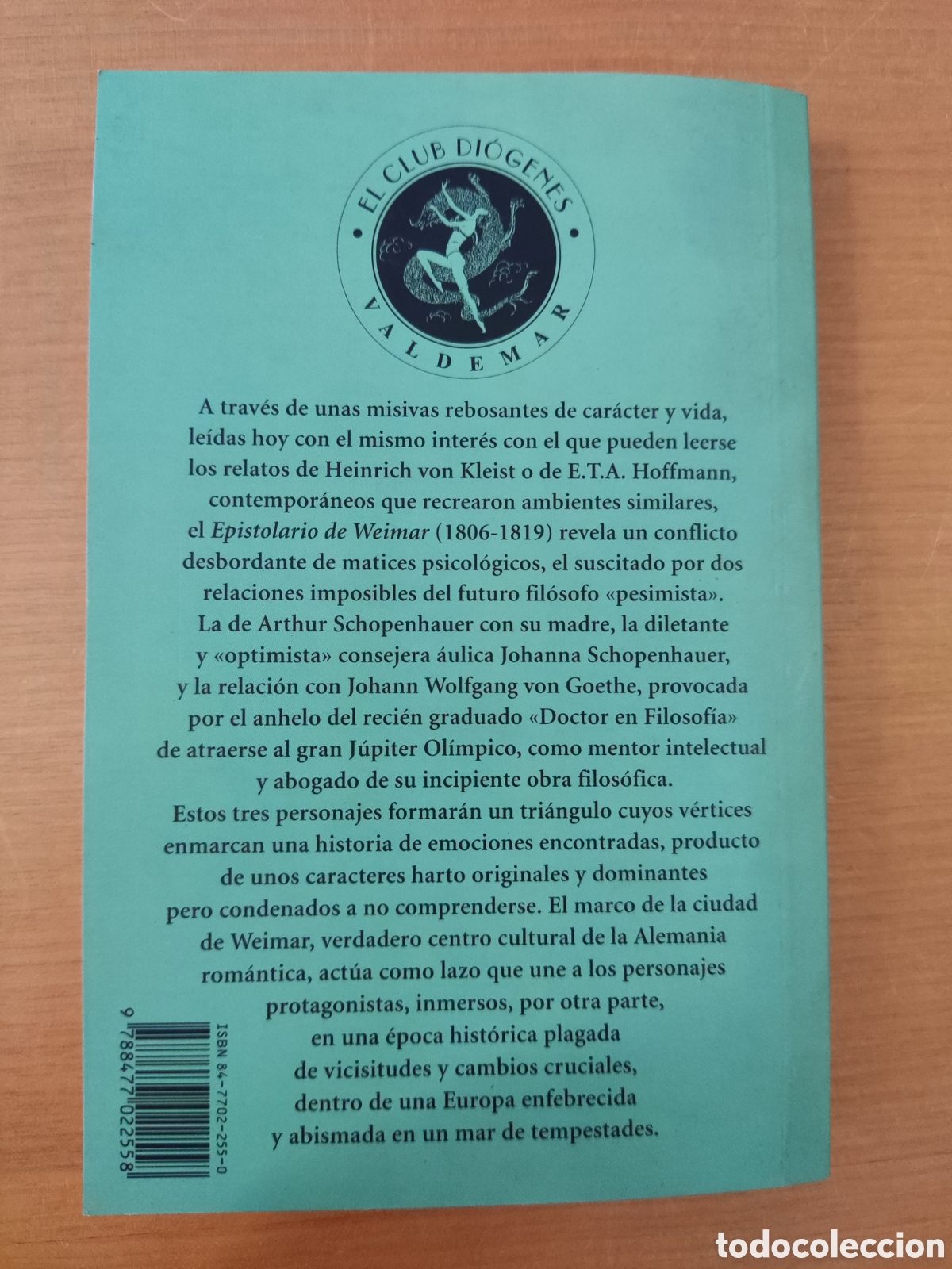 Libros de segunda mano: Epistolario de Weimar. A. Schopenhauer - Foto 2