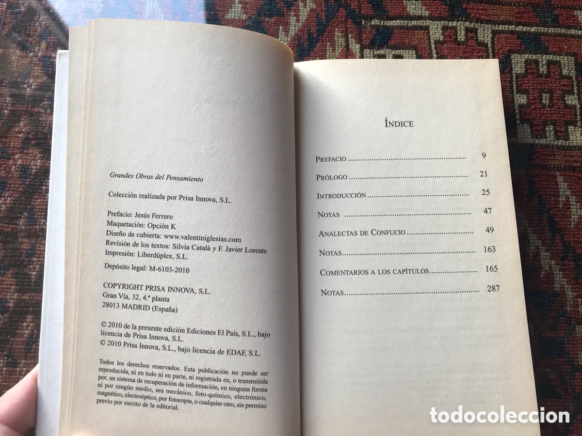 Libros de segunda mano: Confucio. Analectas. - Foto 5