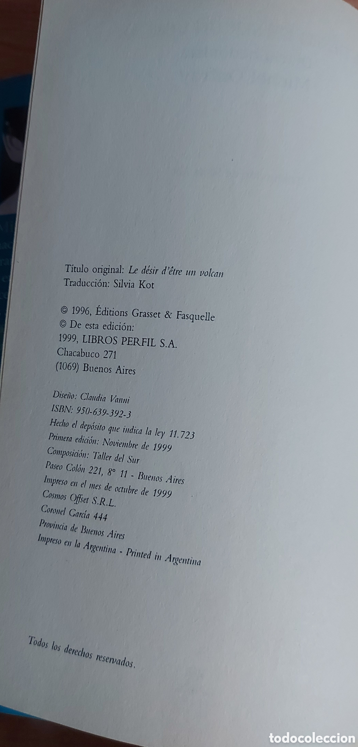 Libros de segunda mano: El deseo de ser un volc&aacute;n. Michel Onfray. - Foto 3