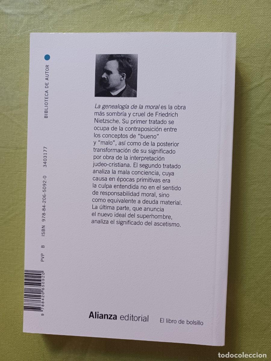 Libros de segunda mano: GENEALOG&Iacute;A DE LA MORAL - NIETZSCHE, Friedrich - Foto 2