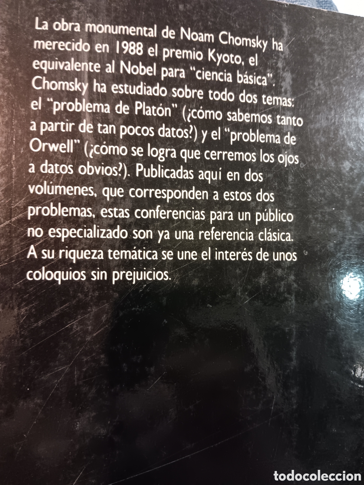 Libros de segunda mano: Noam Chomsky. El lenguaje y los problemas del conocimiento - Foto 2