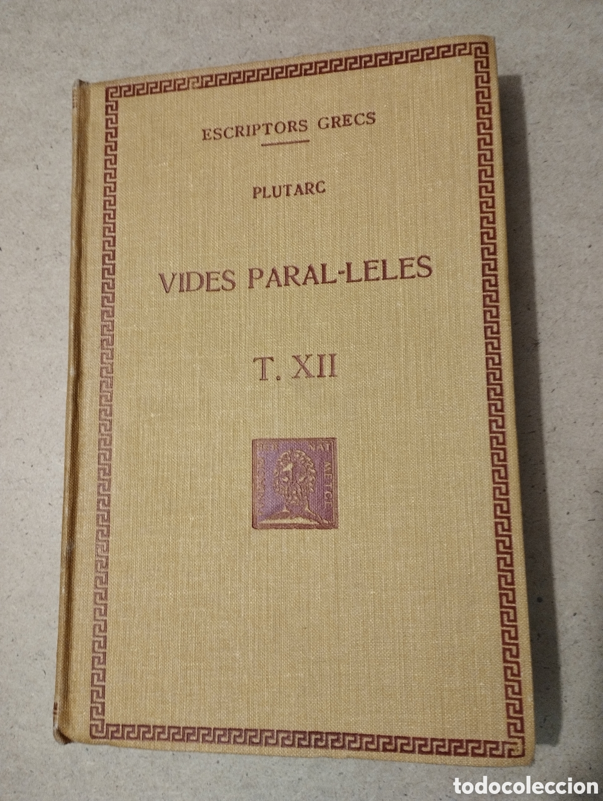 Libros de segunda mano: VIDES PARAL.LELES XII (PLUTARC) - Foto 1
