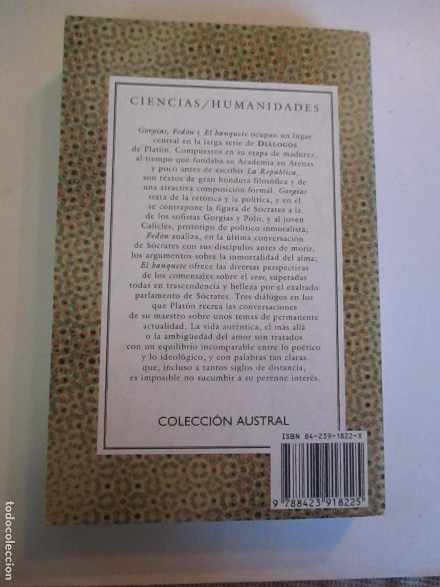 Libros de segunda mano: PLAT&Oacute;N Di&aacute;logos W31367 - Foto 2