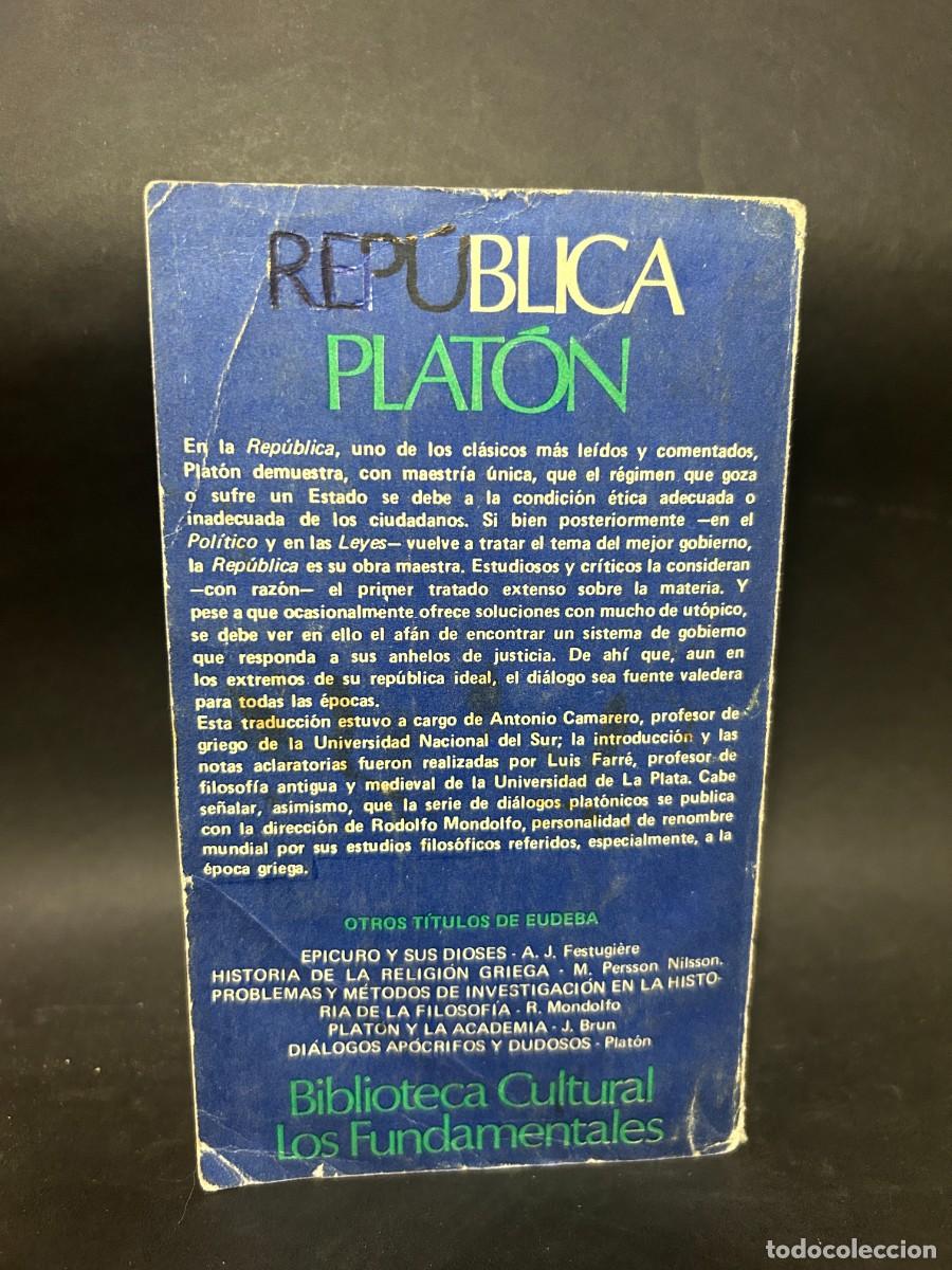 Libros de segunda mano: PLAT&Oacute;N - REP&Uacute;BLICA - 1963 - Foto 4
