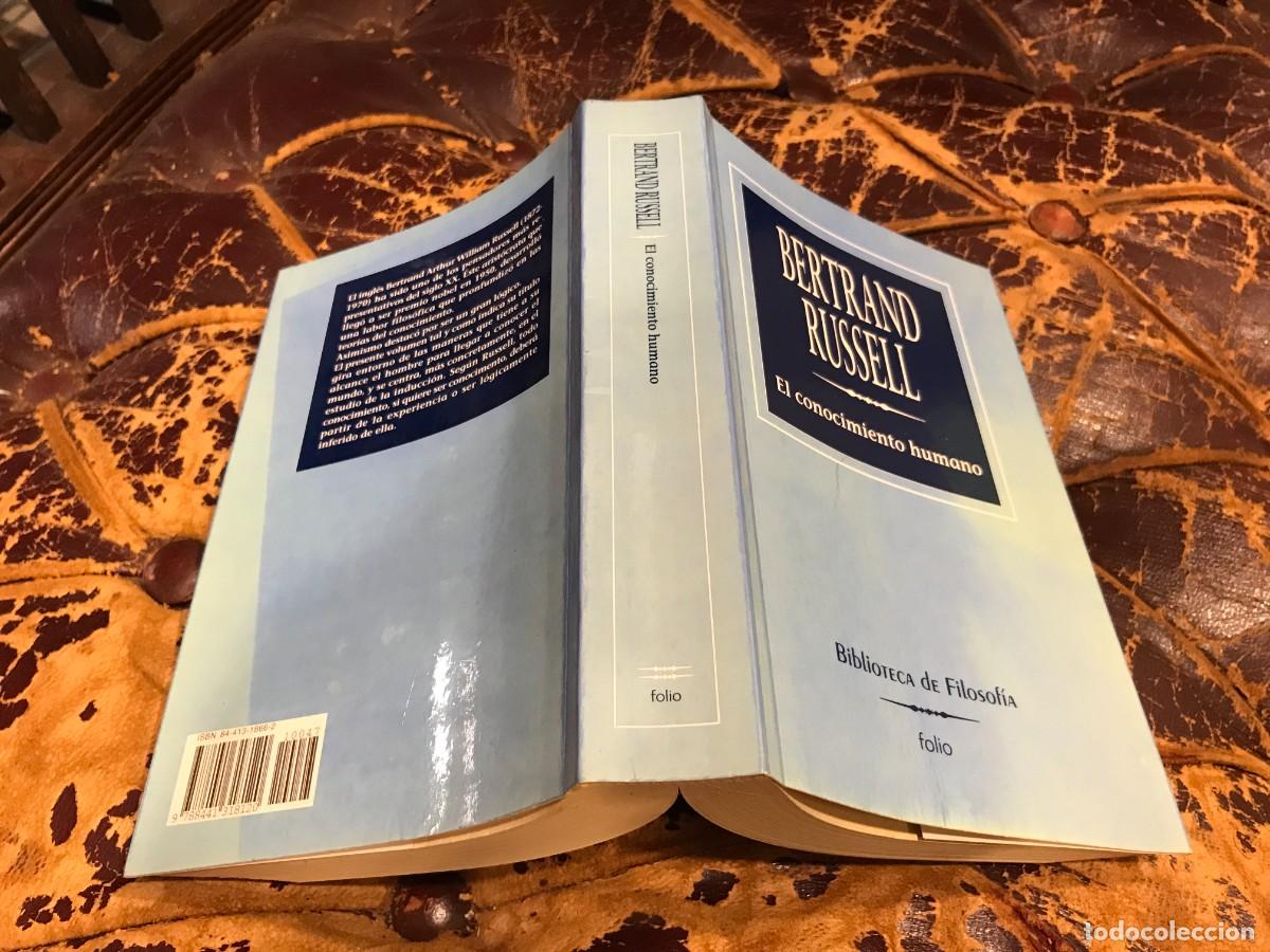Libros de segunda mano: BERTRAND RUSSELL. EL CONOCIMIENTO HUMANO. 2002 - Foto 1