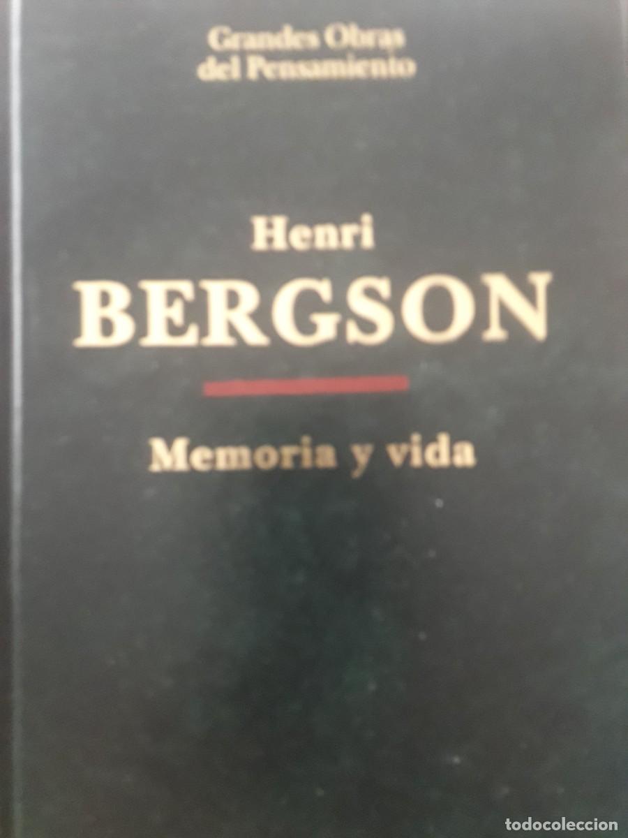 Libros de segunda mano: memoria y vida Henri Bergson - Foto 1