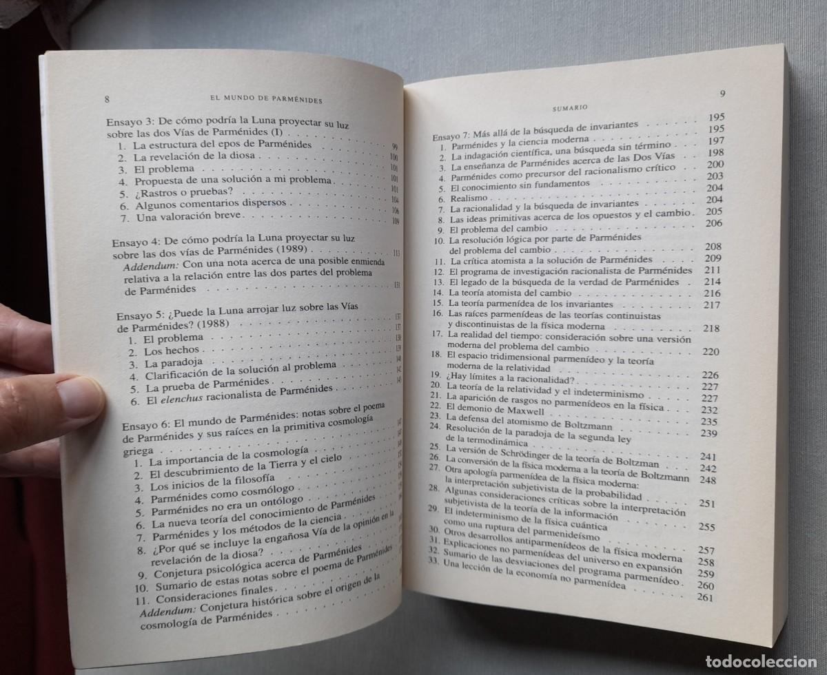 Libros de segunda mano: El mundo de Parm&eacute;nides - Foto 5