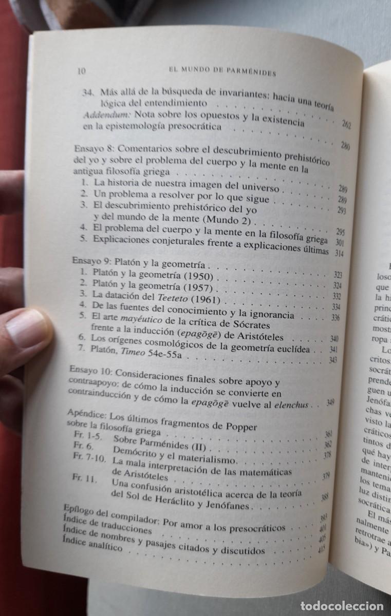Libros de segunda mano: El mundo de Parm&eacute;nides - Foto 6